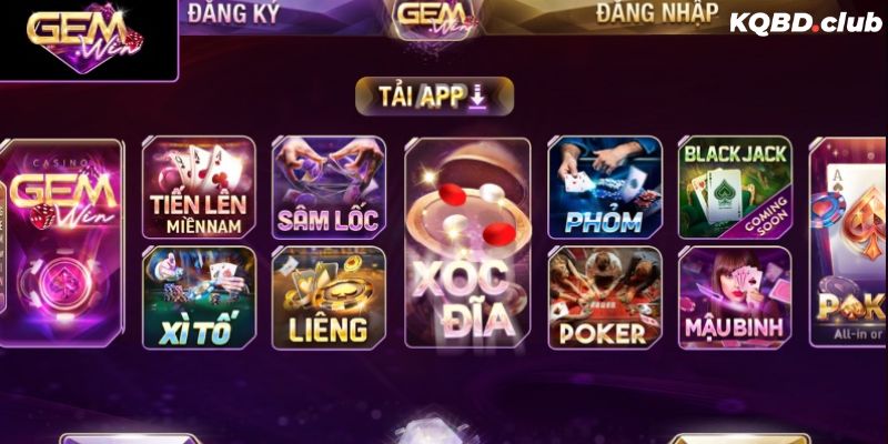 Khám phá kho sản phẩm giải trí của GEMWIN
